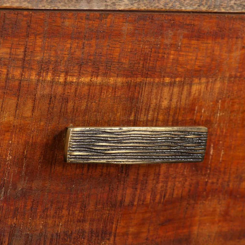 244967 vidaXL TV Cabinet Solid Wood Vintage 118x30x40 cm