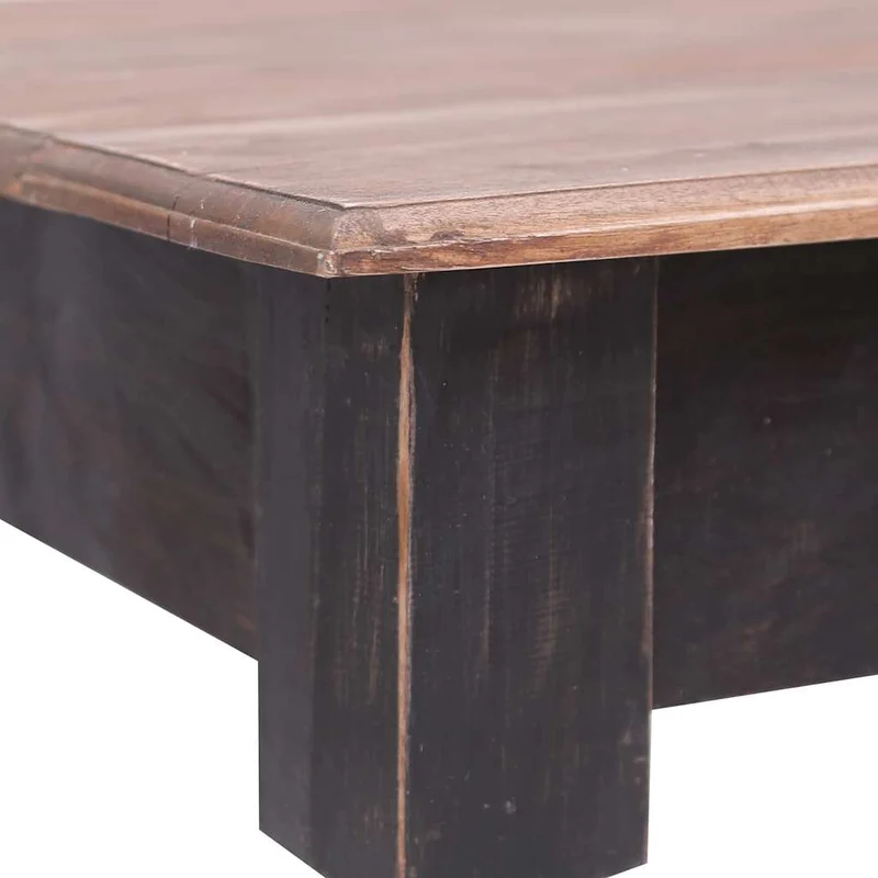 283907 vidaXL Desk with 3 Drawers 117x57x75 cm Solid Mahogany Wood