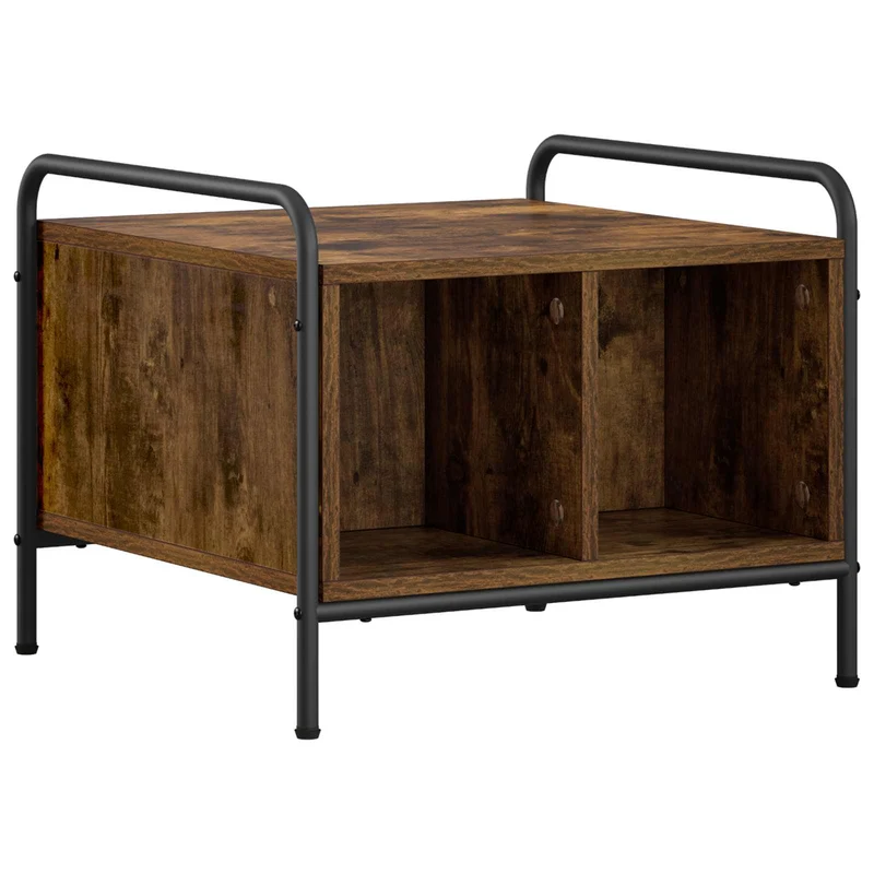 Coffee Table Smoked Oak 50 x 49 x 41 cm Engineered Wood