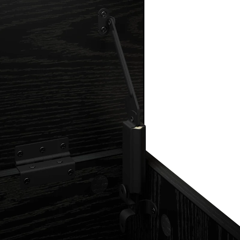 Storage Box Black Oak 40.5 x 40 x 49.5 cm Engineered Wood