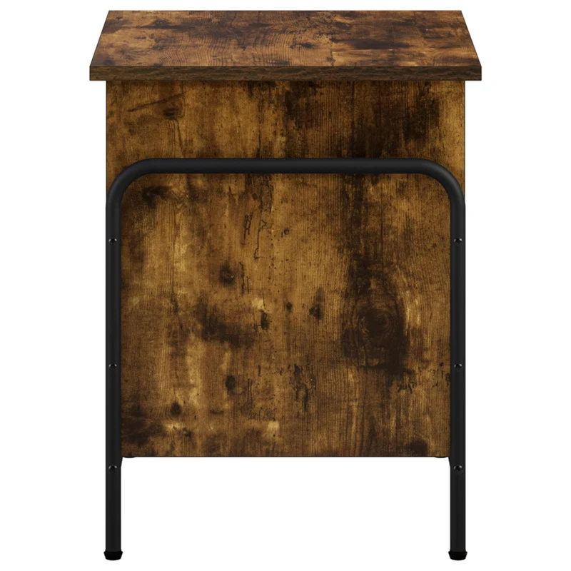 Storage Box Smoked Oak 40.5 x 40 x 49.5 cm Engineered Wood