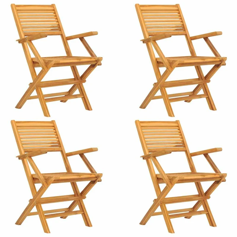 5 Piece Garden Dining Set Solid Wood Teak