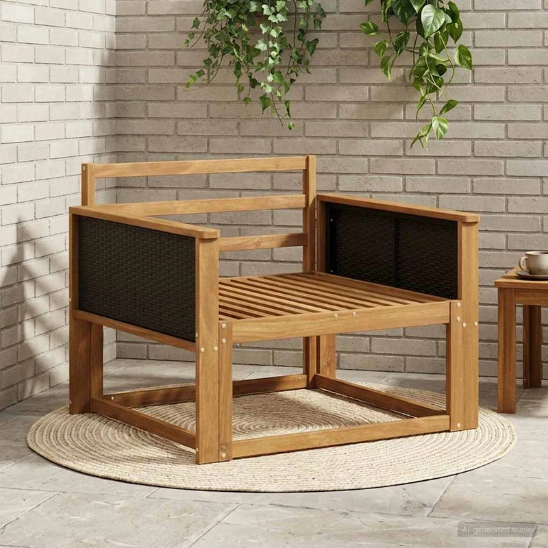 Outdoor Middle Sofa Natural