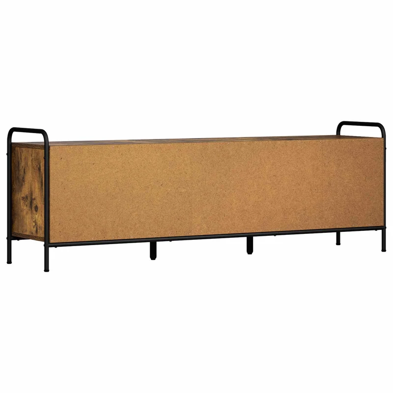 TV Cabinet 146 x 33 x 50 cm Smoked Oak Engineered Wood