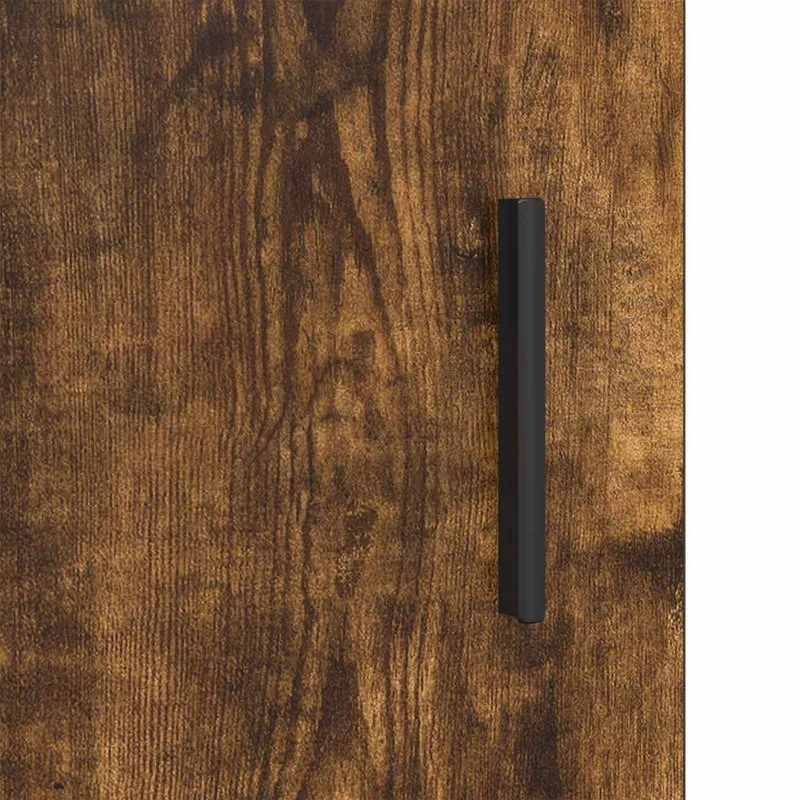 TV Cabinet 146 x 33 x 50 cm Smoked Oak Engineered Wood