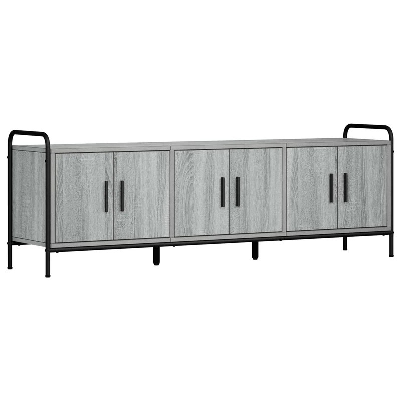 TV Cabinet 146 x 33 x 50 cm Grey Sonoma Engineered Wood