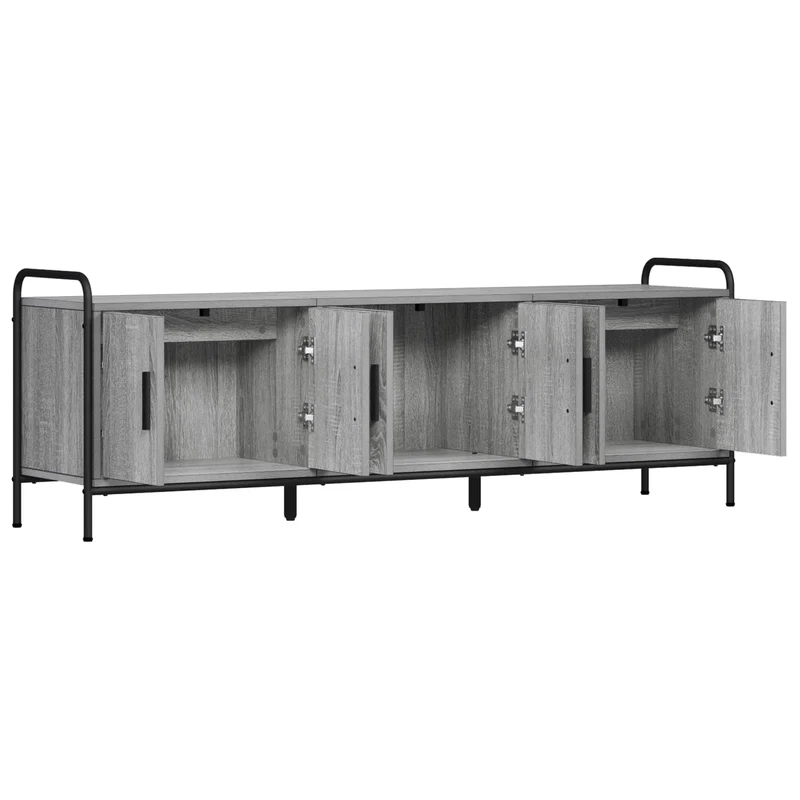 TV Cabinet 146 x 33 x 50 cm Grey Sonoma Engineered Wood