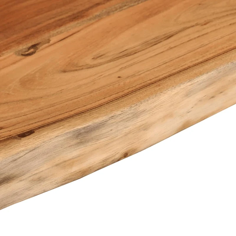 Wall Shelf 50x20x3,8 cm Rectangular Solid Wood Acacia Live Edge