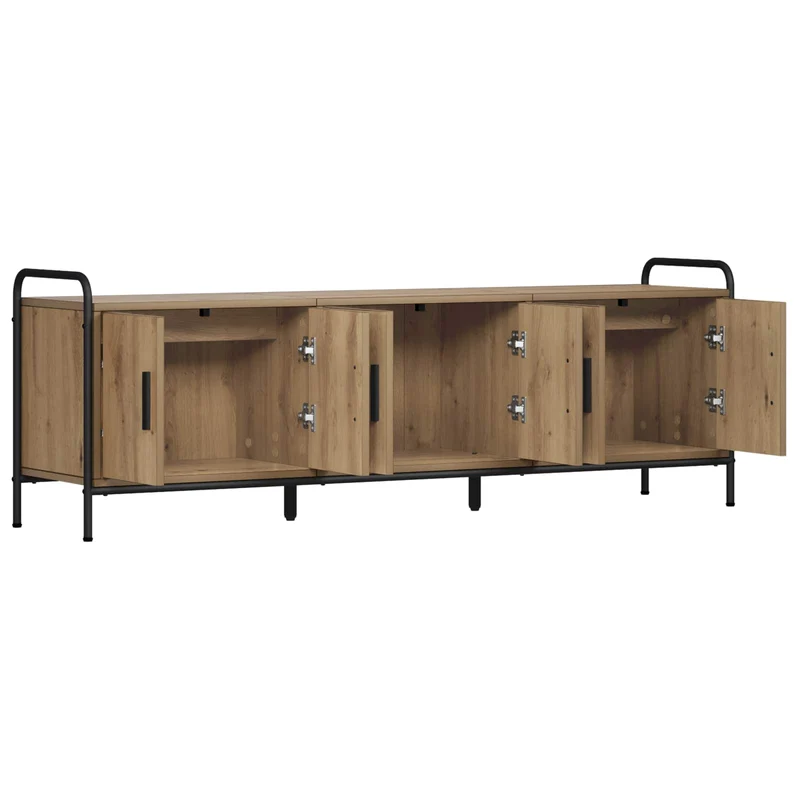 TV Cabinet 146 x 33 x 50 cm Artisan Oak Engineered Wood