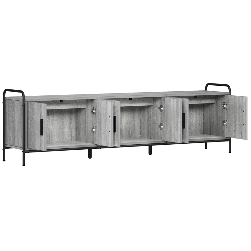 TV Cabinet 167.5 x 33 x 50 cm Grey Sonoma Engineered Wood