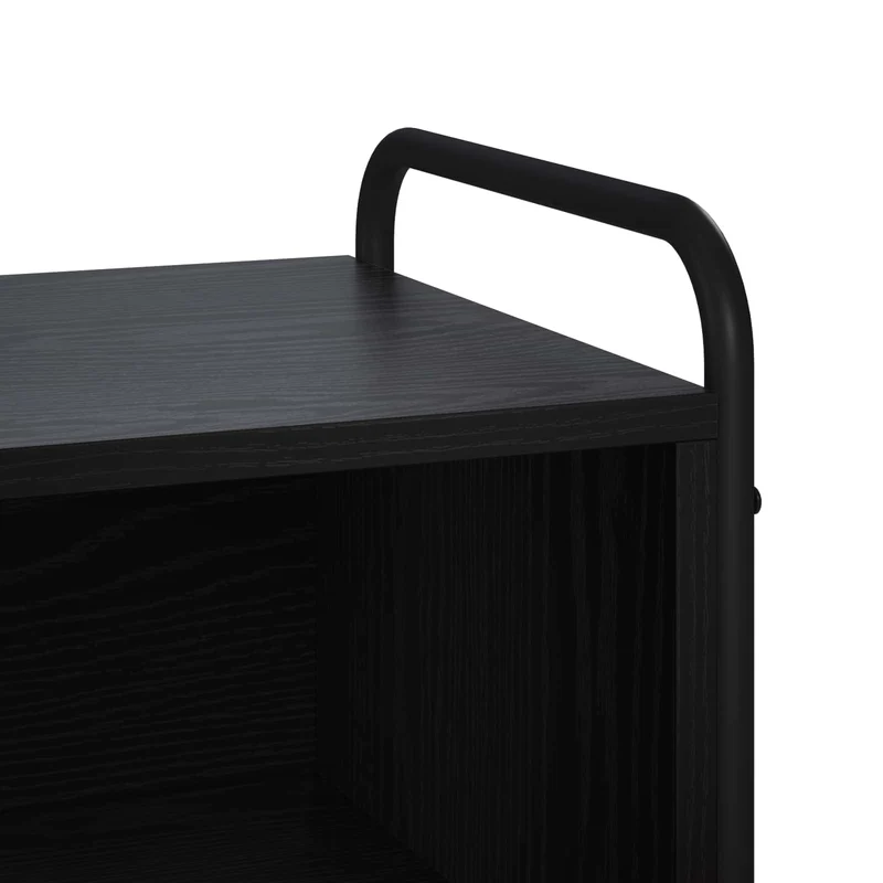 TV Cabinet 100 x 39.5 x 50 cm Black Oak Engineered Wood
