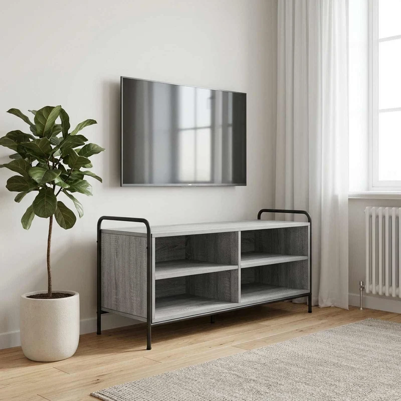 TV Cabinet 100 x 39.5 x 50 cm Grey Sonoma Engineered Wood