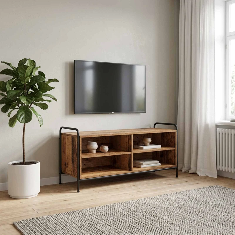 TV Cabinet 100 x 39.5 x 50 cm Old Wood Engineered Wood