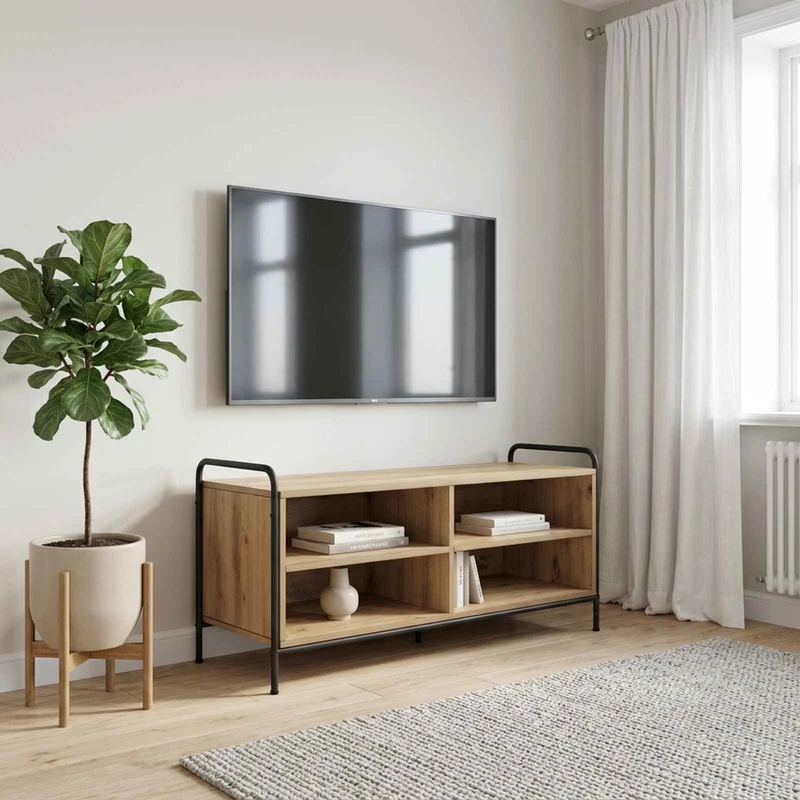 TV Cabinet 100 x 39.5 x 50 cm Artisan Oak Engineered Wood