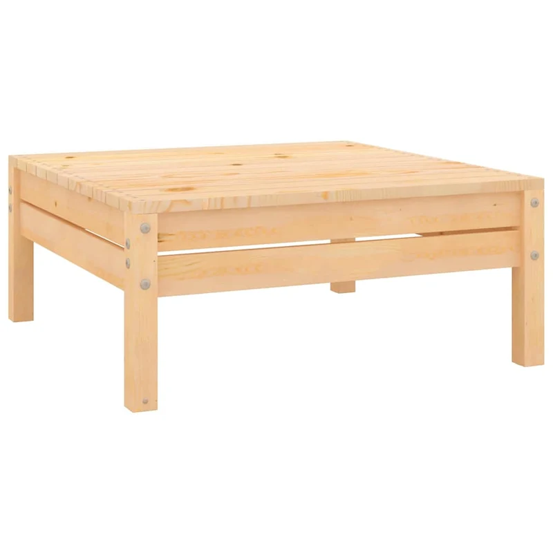 806577 vidaXL Garden Footstool Solid Wood Pine