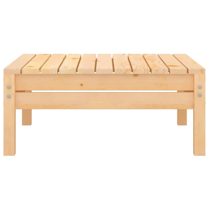 806577 vidaXL Garden Footstool Solid Wood Pine