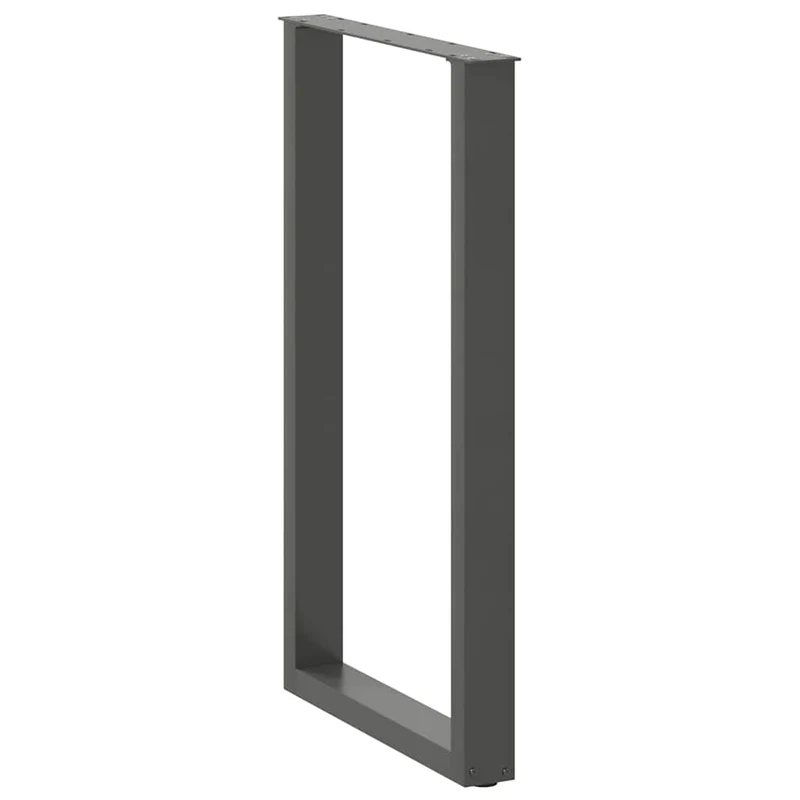 Bar Table Legs U-Shaped 2 pcs Anthracite 60x(100-101) cm Steel