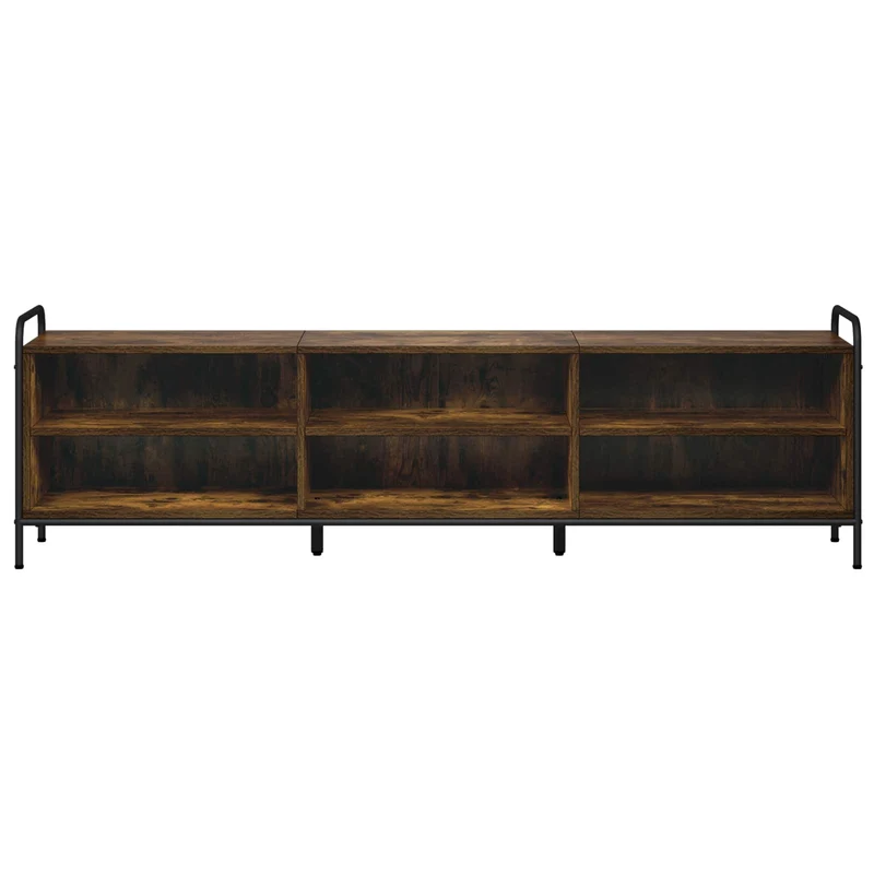 TV Cabinet 167.5 x 36.5 x 50 cm Smoked Oak Engineered Wood