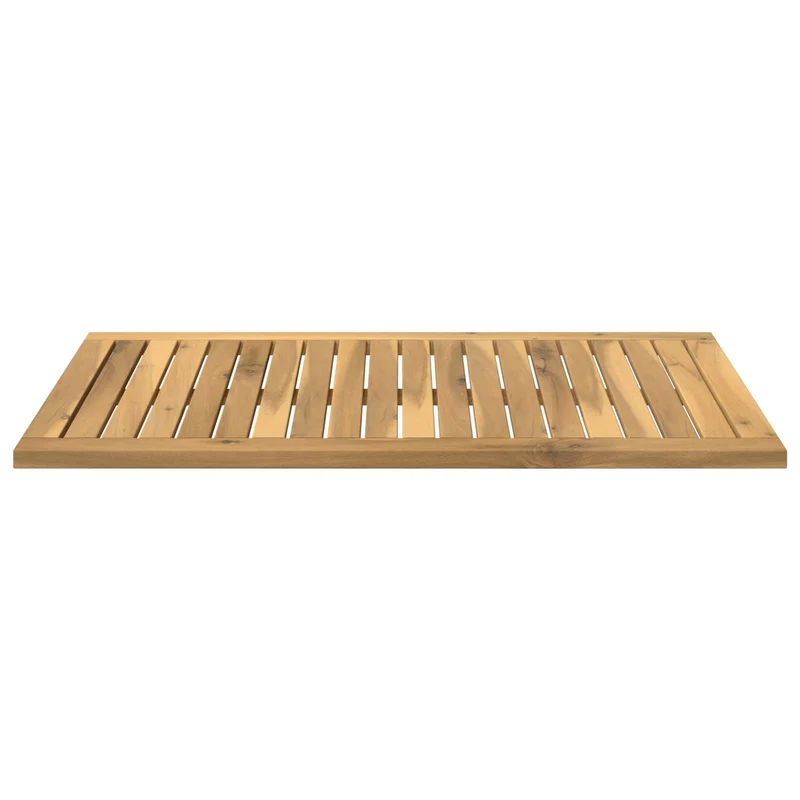 Table Top 80.5 x 49 x 2 cm Rectangular Solid Acacia Wood