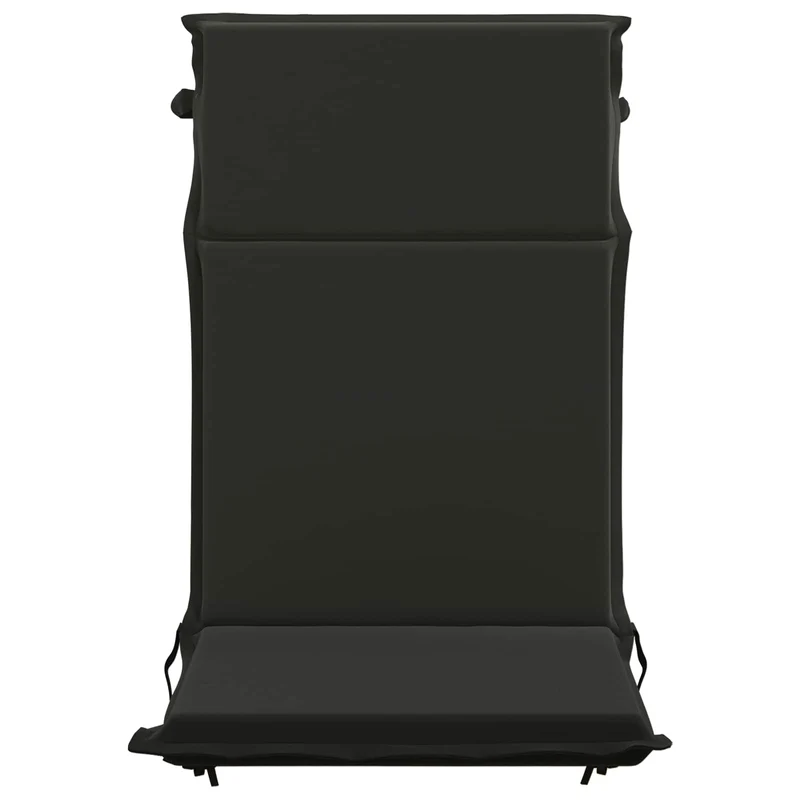 High Back Chair Cushion GEMERT 2 pcs 100% Polyester Black