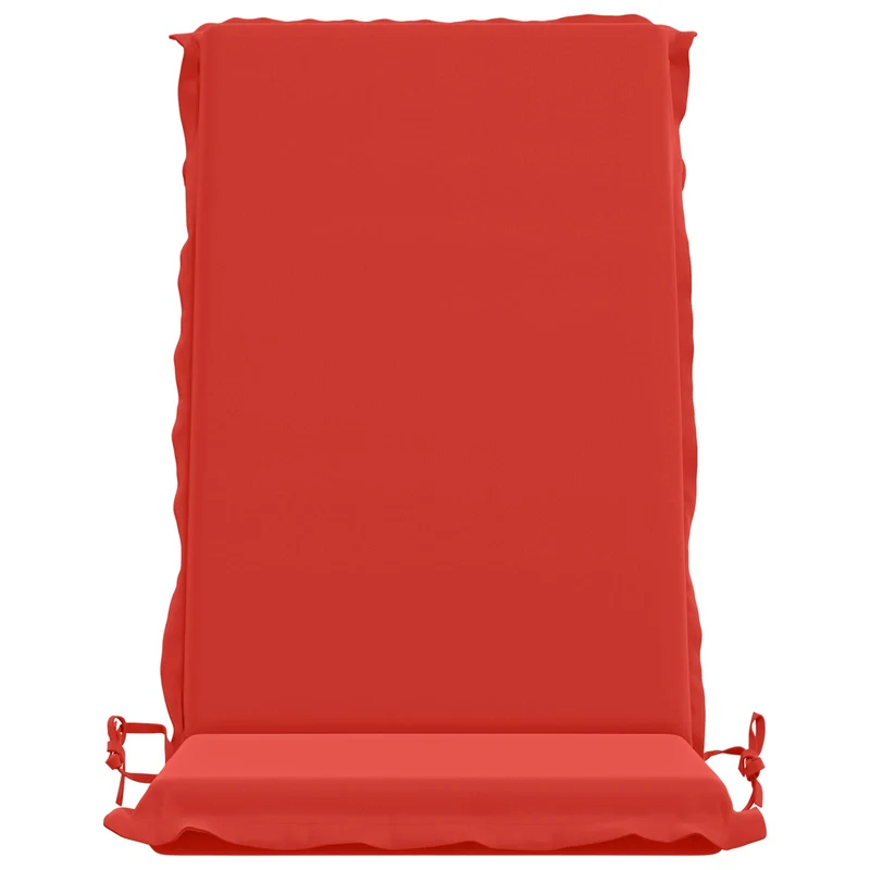 High Back Chair Cushion GEMERT 4 pcs 100% Polyester Red