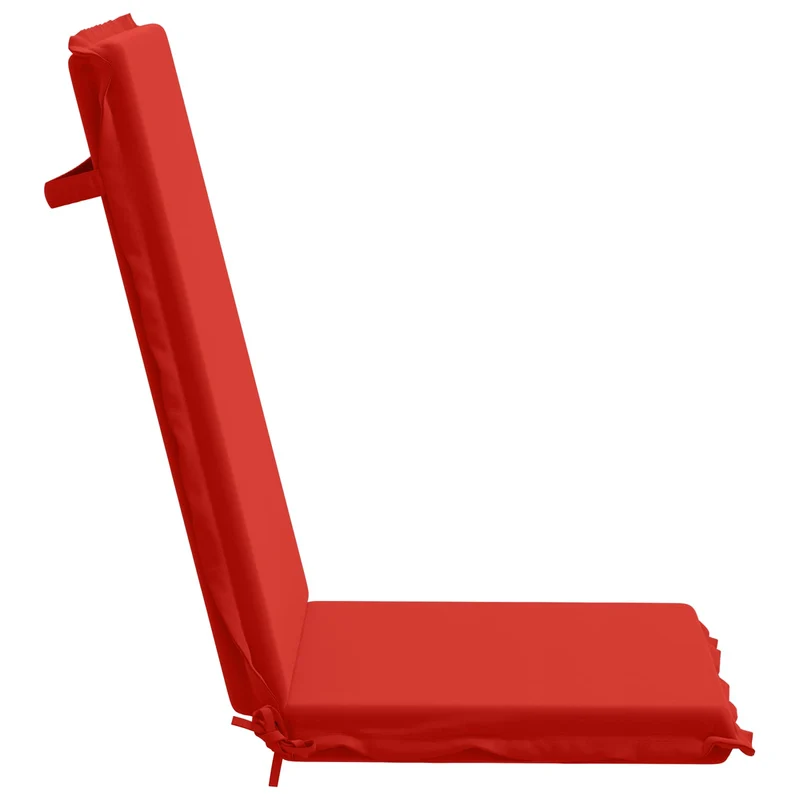 High Back Chair Cushion GEMERT 4 pcs 100% Polyester Red