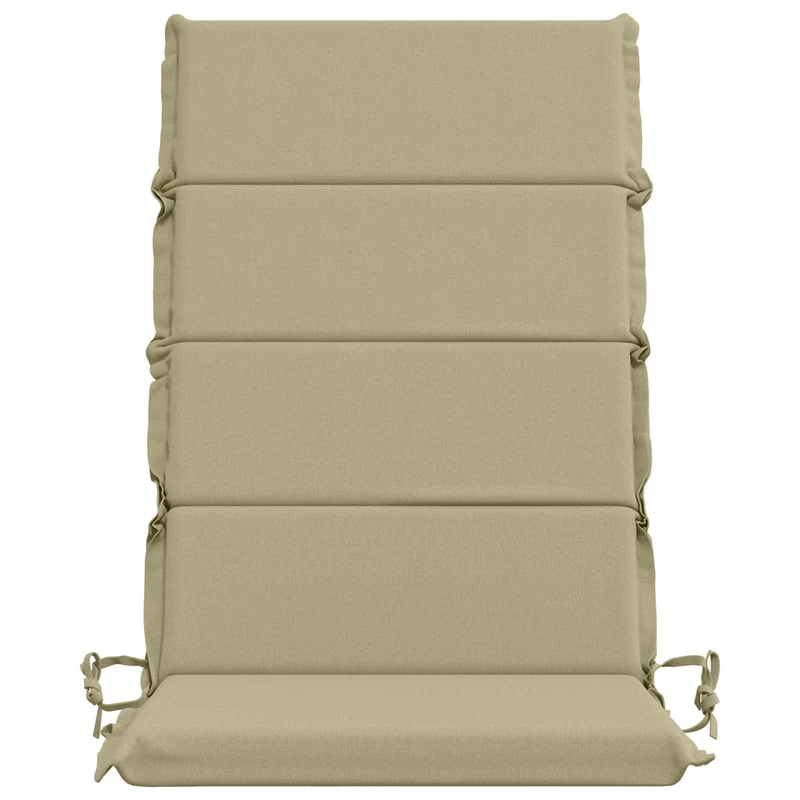 High Back Chair Cushion GEMERT 4 pcs 100% Polyester Light Green