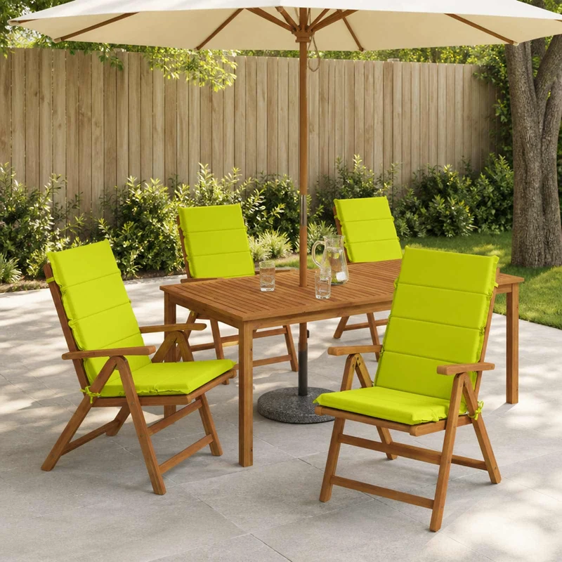 High Back Chair Cushion GEMERT 6 pcs 100% Polyester