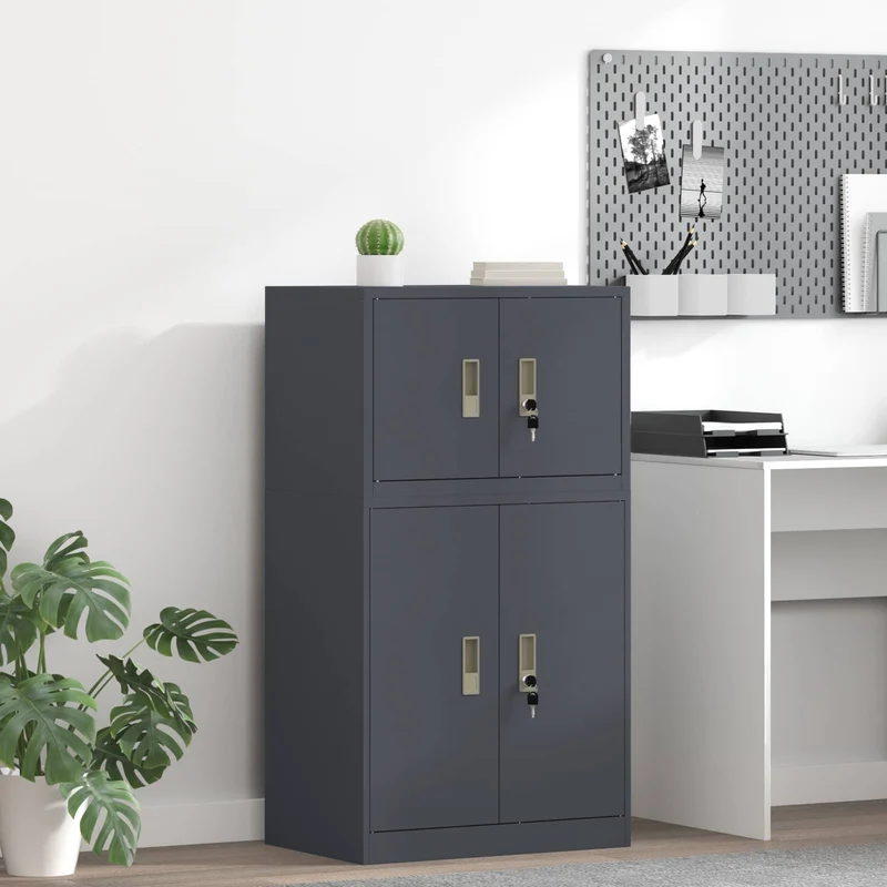 Storage Cabinet Anthracite 60 x 40 x 40 cm Steel