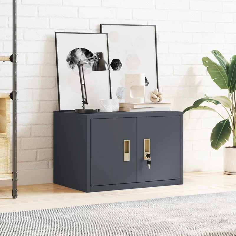 Storage Cabinet Anthracite 60 x 40 x 40 cm Steel
