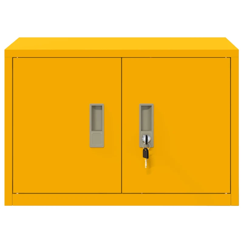Storage Cabinet Mustard Yellow 60 x 40 x 40 cm Steel