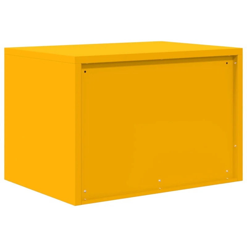 Storage Cabinet Mustard Yellow 60 x 40 x 40 cm Steel