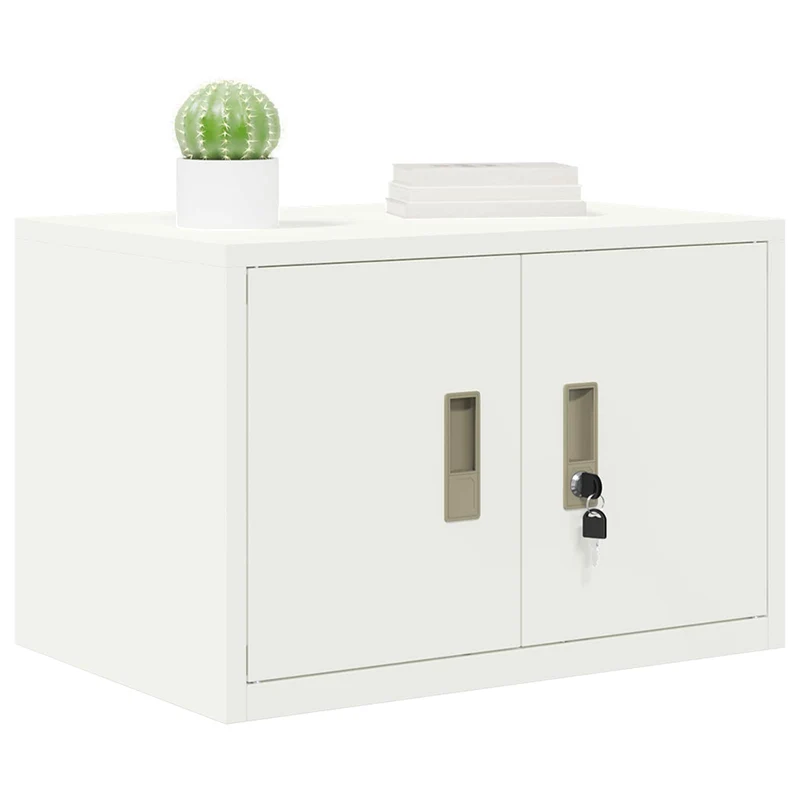 Storage Cabinet White 60 x 40 x 40 cm Steel