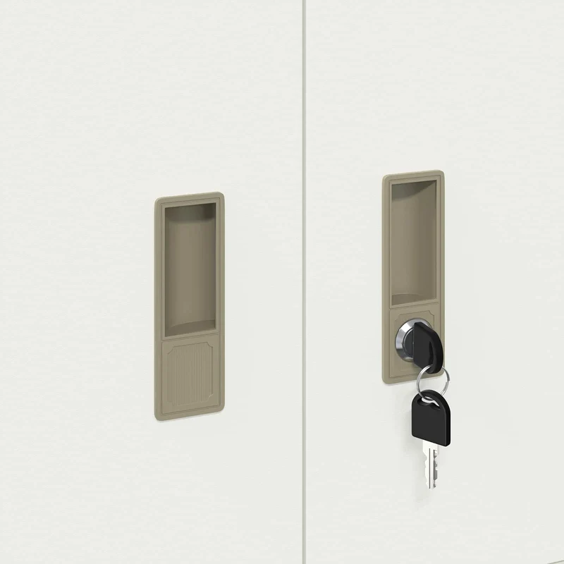 Storage Cabinet White 60 x 40 x 40 cm Steel