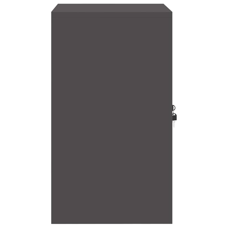 Storage Cabinet Black 60 x 40 x 70 cm Steel
