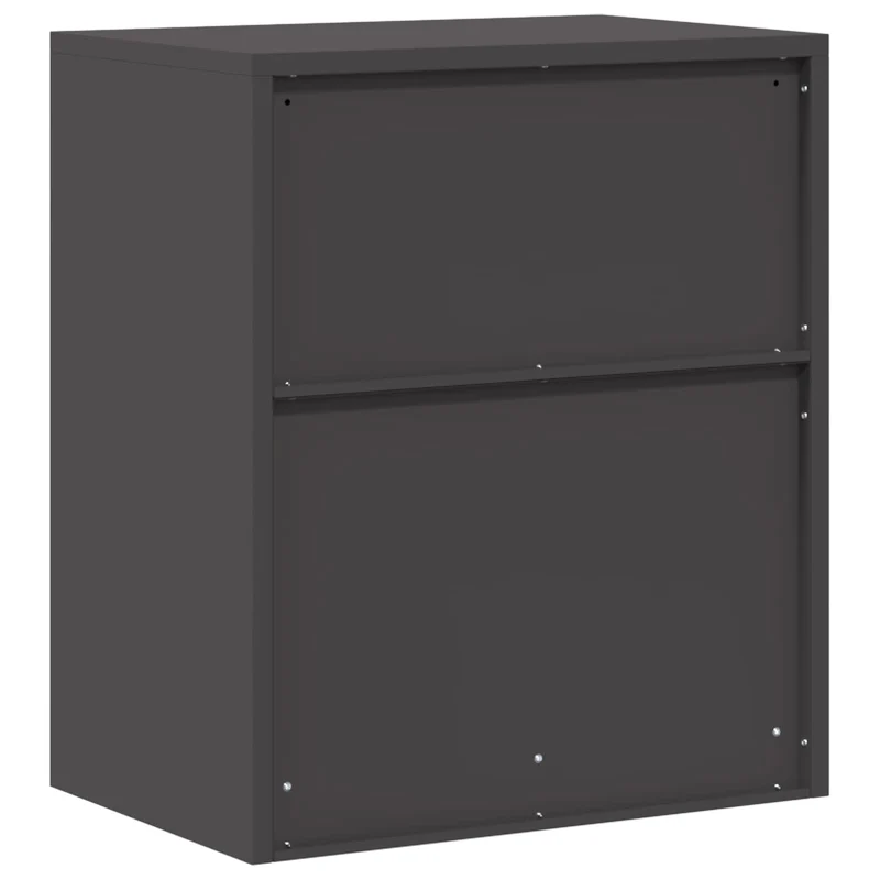 Storage Cabinet Black 60 x 40 x 70 cm Steel