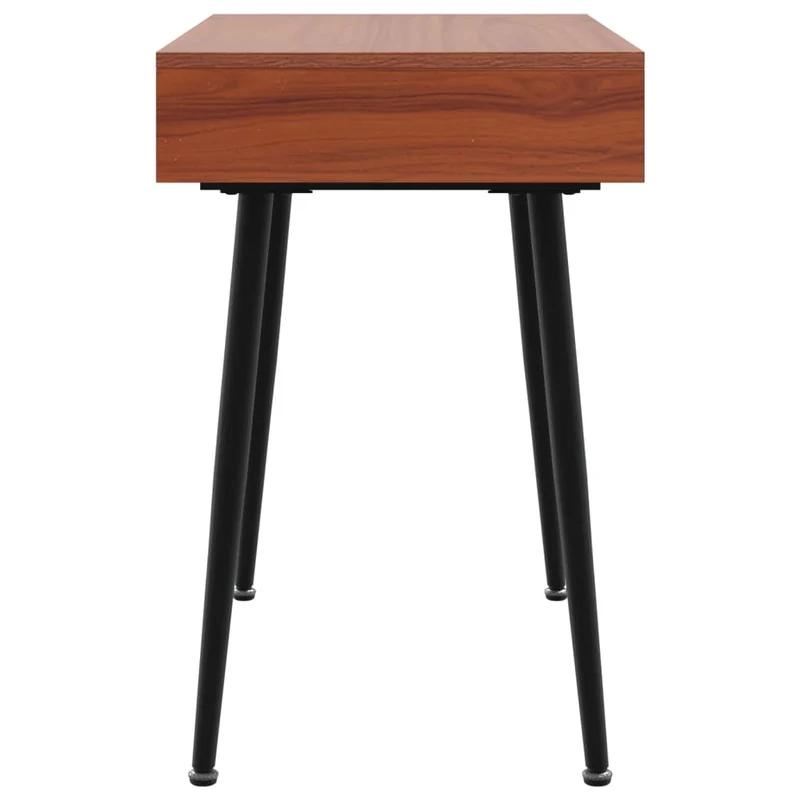 Computer Desk with Drawer Brown 110x50x75 cm Engineered Wood
