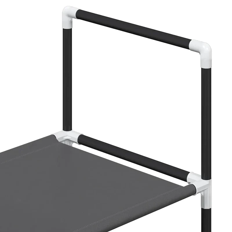 Shoe Rack 5-Tier Black 44x28x94 cm Non-woven Fabric