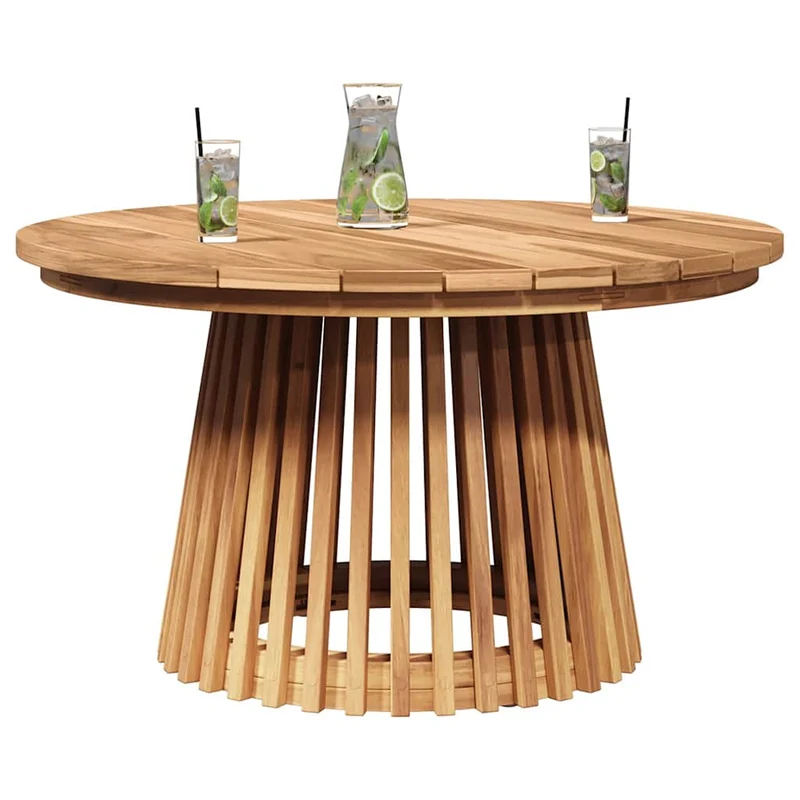 Side Table Brown 70 x 70 x 40 cm Solid Teak Wood