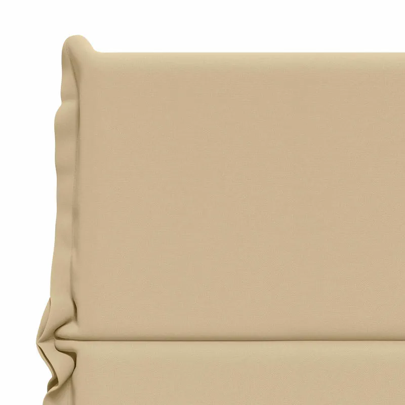 High Back Chair Cushion GEMERT 6 pcs 100% Polyester Beige