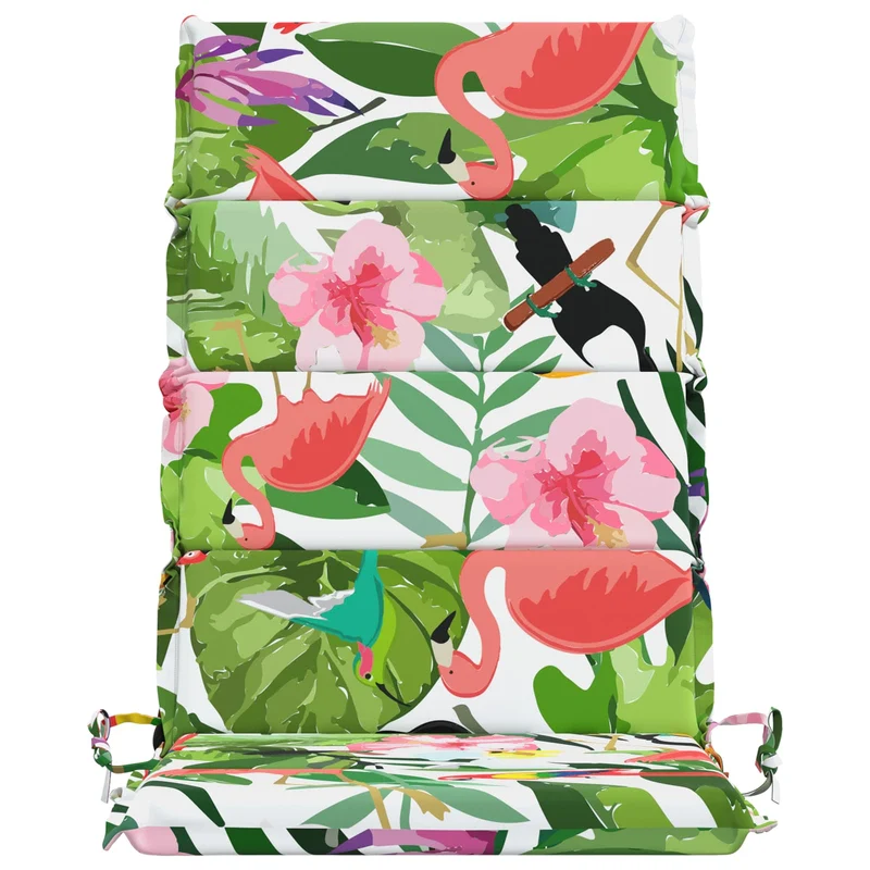 High Back Chair Cushion GEMERT 4 pcs 100% Polyester Multicolour