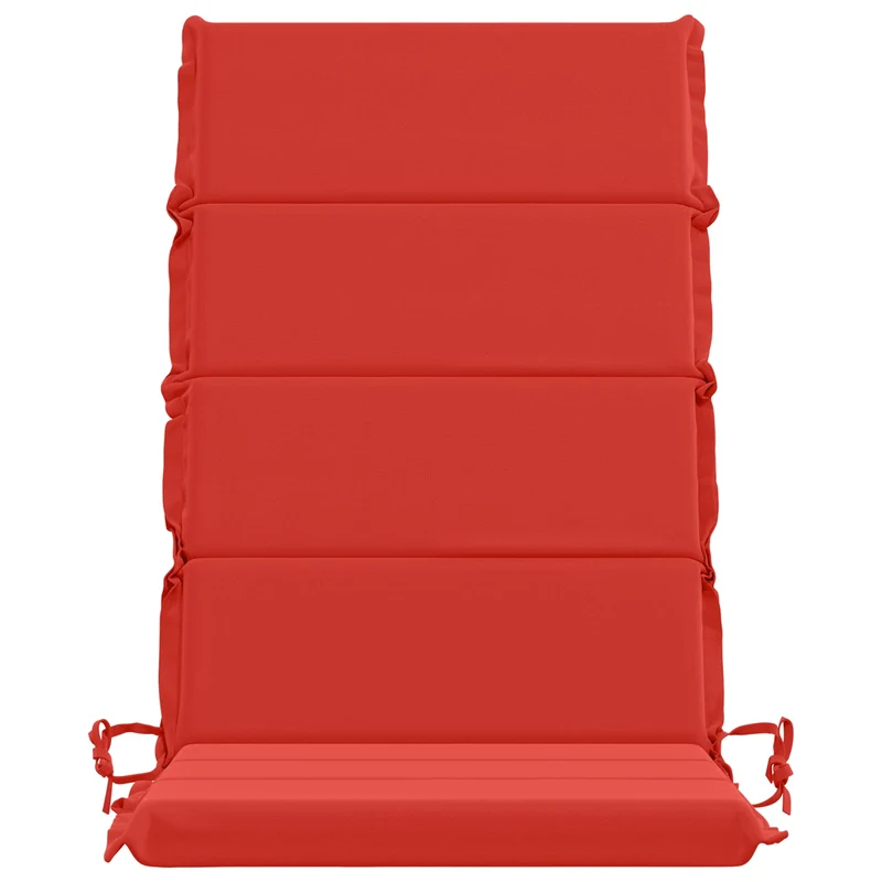 High Back Chair Cushion GEMERT 2 pcs 100% Polyester Red
