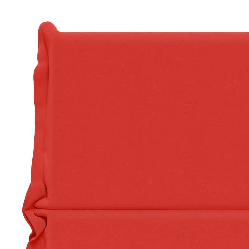 High Back Chair Cushion GEMERT 2 pcs 100% Polyester Red