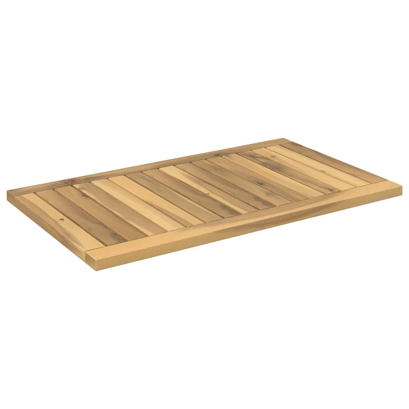 Table Top 68.5 x 40 x 2 cm Rectangular Solid Acacia Wood
