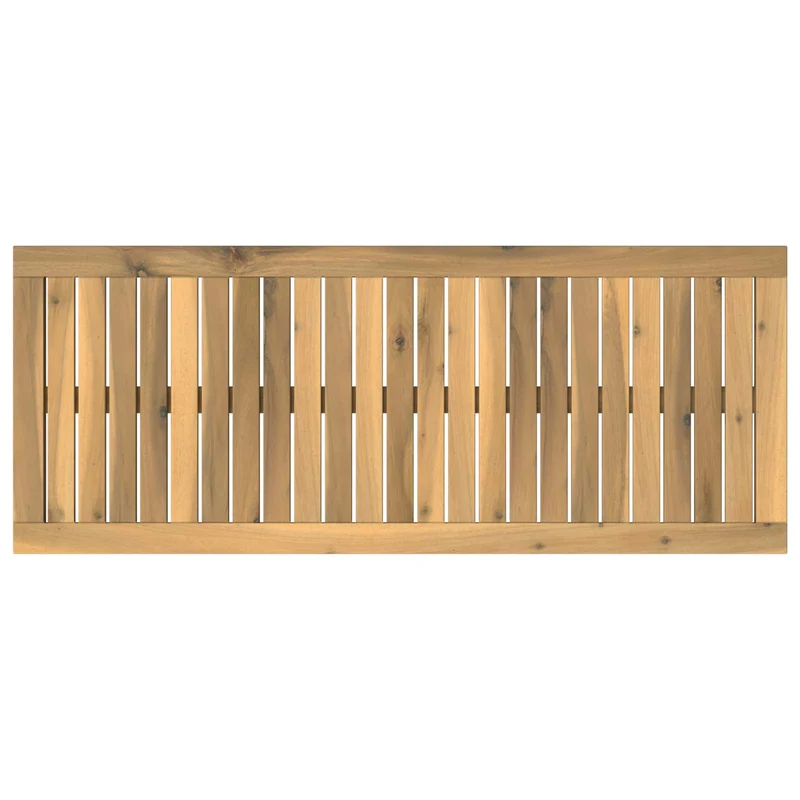 Table Top 100.5 x 40 x 2 cm Rectangular Solid Acacia Wood