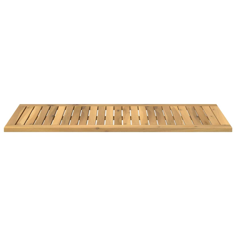 Table Top 100.5 x 40 x 2 cm Rectangular Solid Acacia Wood