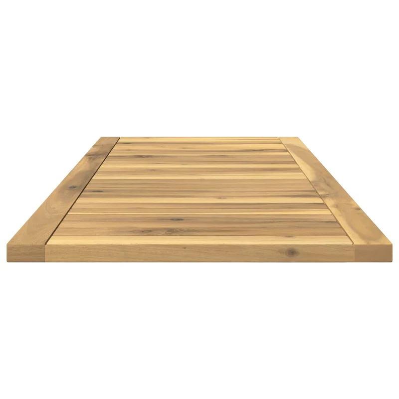 Table Top 100.5 x 40 x 2 cm Rectangular Solid Acacia Wood