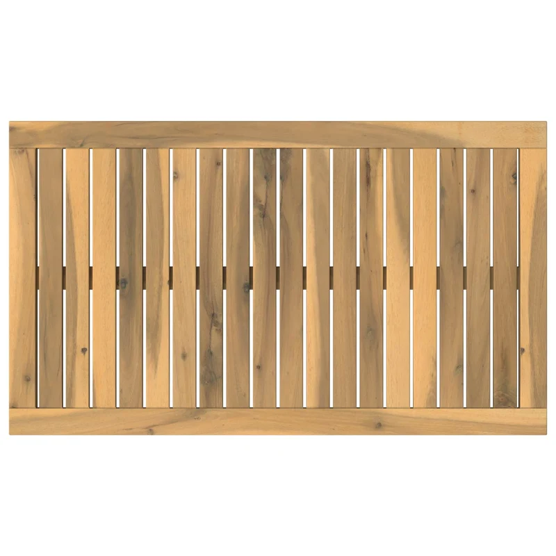 Table Top 80.5 x 47 x 2 cm Rectangular Solid Acacia Wood