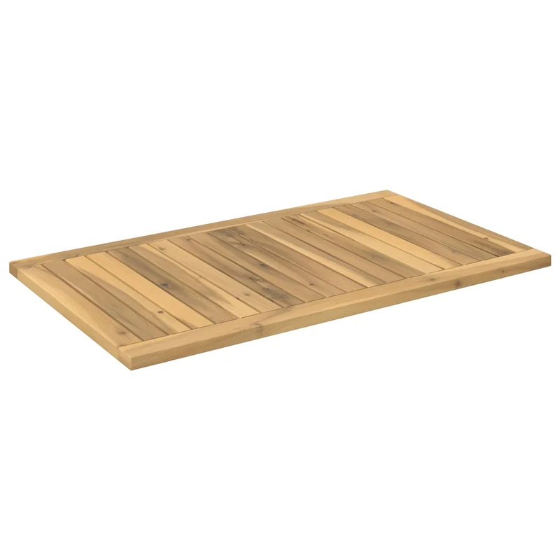 Table Top 80.5 x 47 x 2 cm Rectangular Solid Acacia Wood