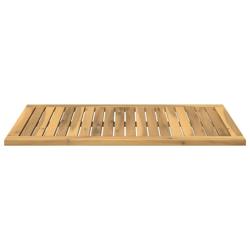 Table Top 80.5 x 47 x 2 cm Rectangular Solid Acacia Wood
